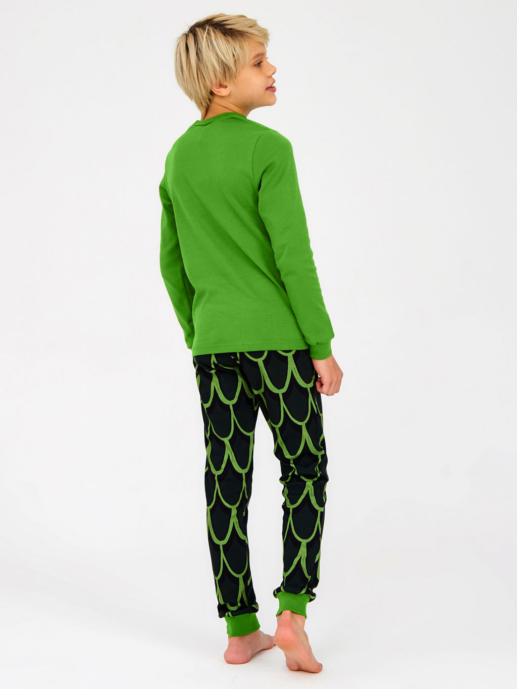 Пижама "Динозавр",зеленый