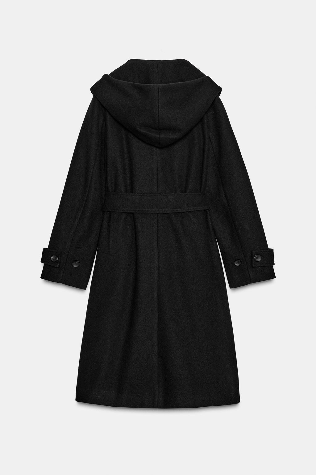 ABRIGO SOFT CAPUCHA / Negro - Zara фото 8