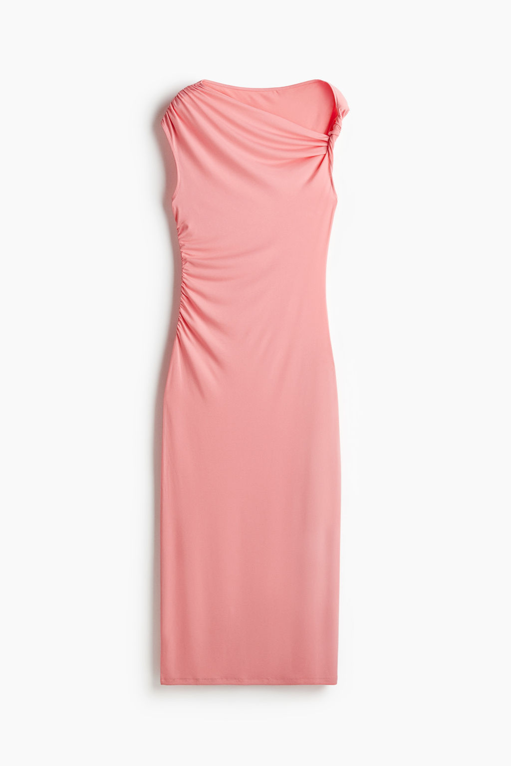 Vestido de un hombro con detalle girado - H&m фото 2
