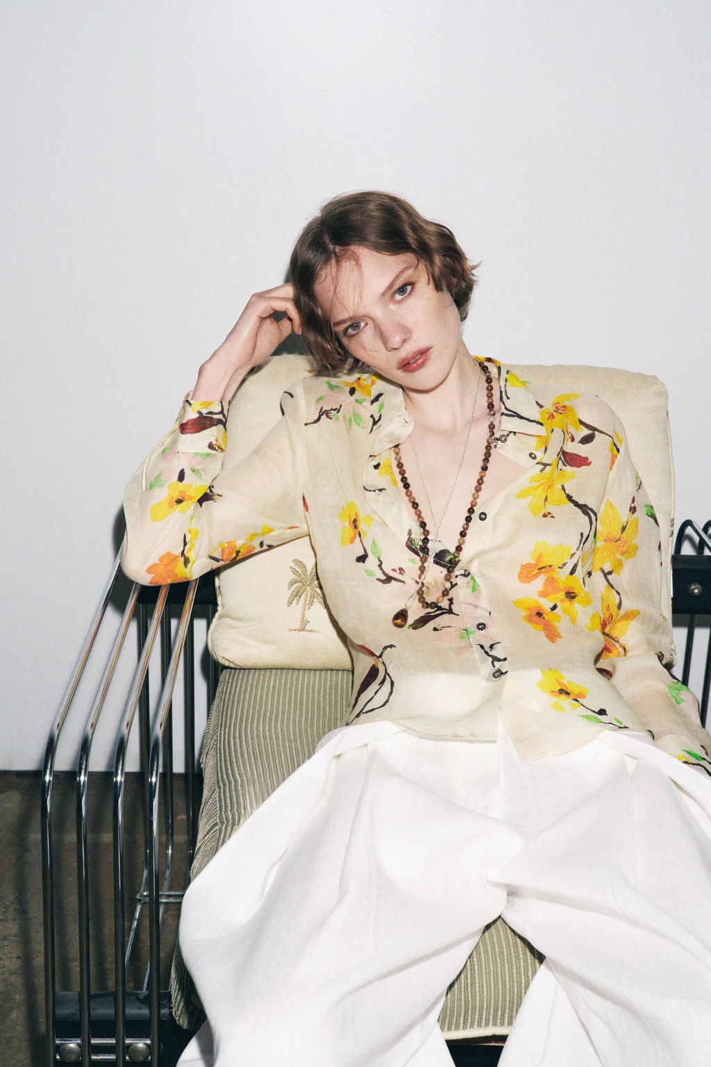 RAMIE FLORAL SHIRT ZW COLLECTION - Zara фото 13