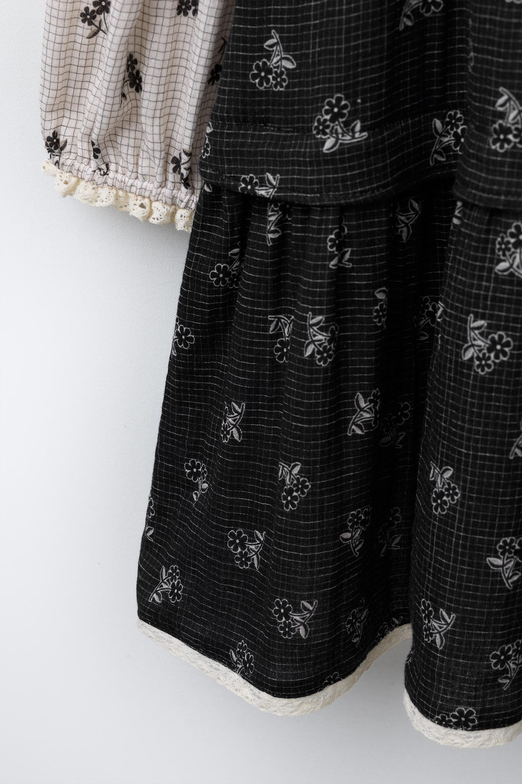 CHECK AND FLORAL DRESS - Zara фото 4