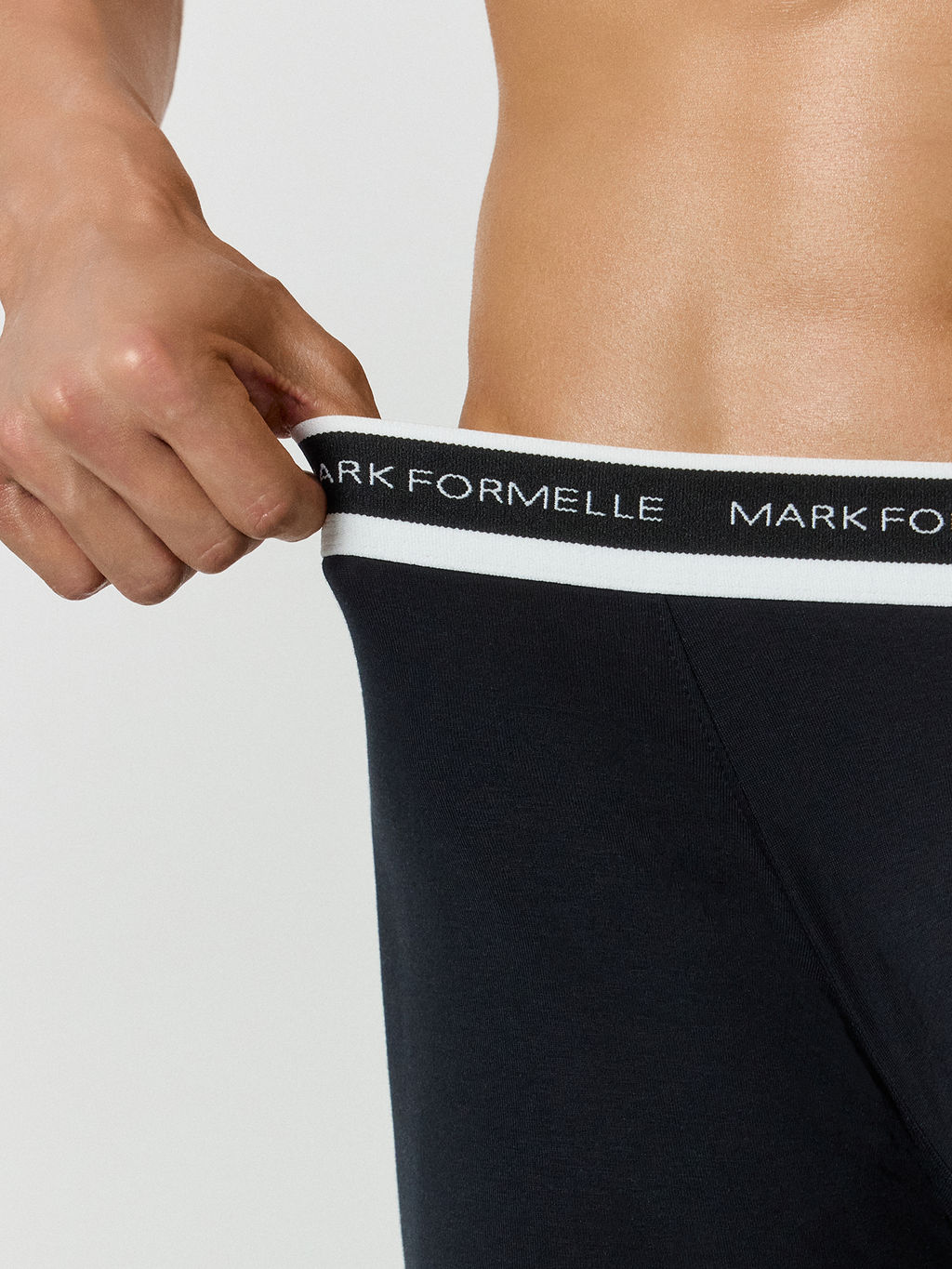 Цена за 2 штуки! Трусы мужские анатомические черные - Mark formelle фото 4