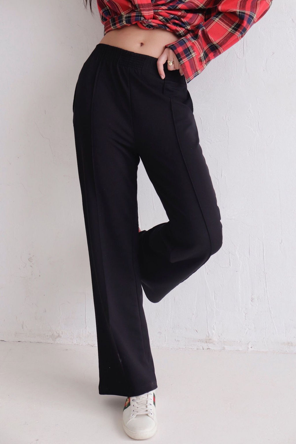 Брюки базовые чёрные - Martichelli фото 24