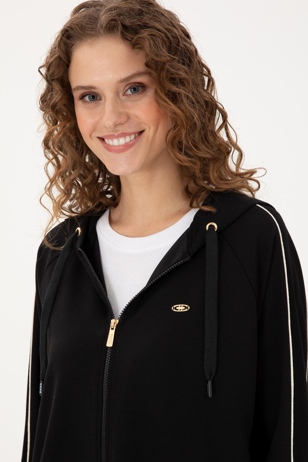 Женский черный свитшот Неожиданная скидка в корзине - U.s. polo assn фото 2