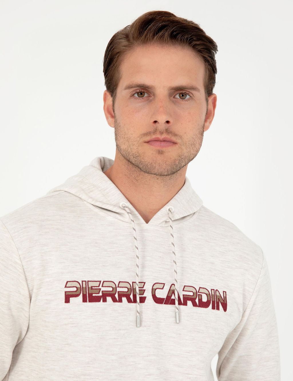 Bej Regular Fit Sweatshirt - Pierre cardin фото 2
