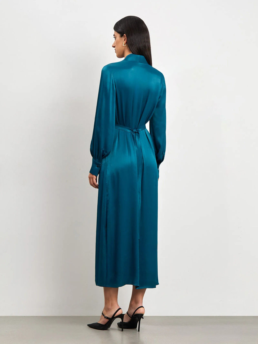 EMKA / Платье миди из 100% вискозы  фото 4