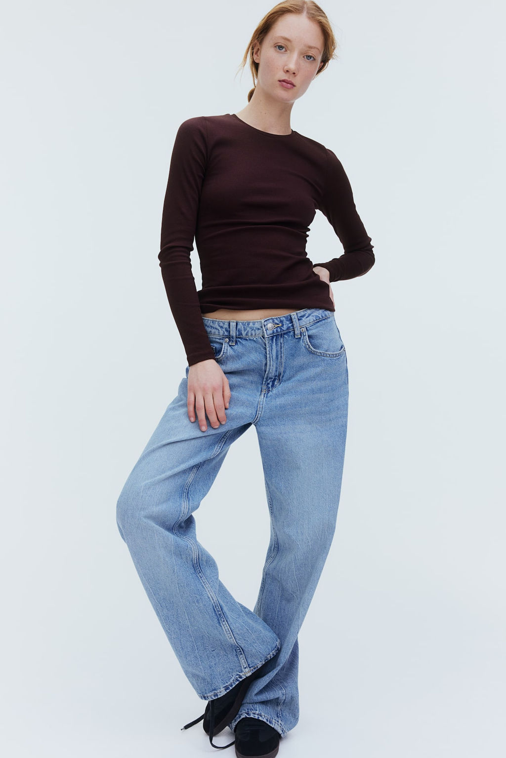 Camiseta en canale de algodon - H&m фото 3