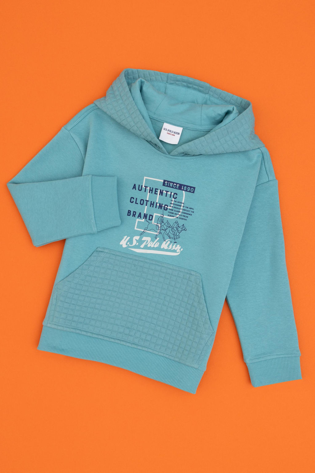 Erkek _ocuk Mint Kap__onlu _ardonlu Sweatshirt