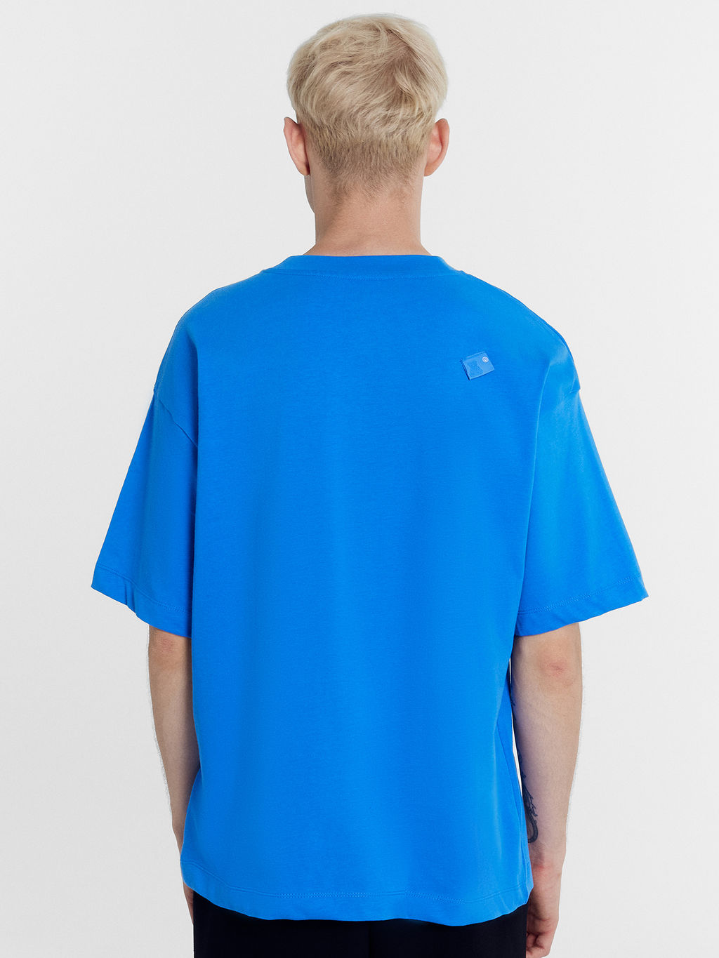 Футболка мужская ярко-голубая с печатью я.голубой +печать 111883 - Mark formelle фото 3