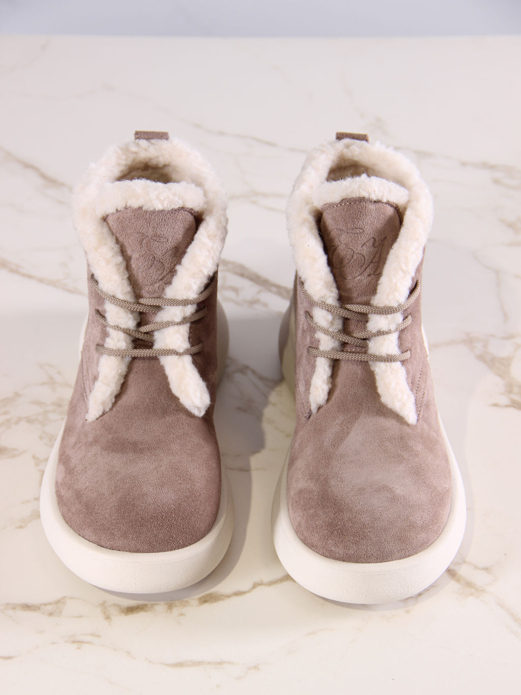 Ботинки EDART 308.927be. капучино замша/шерсть фото 4