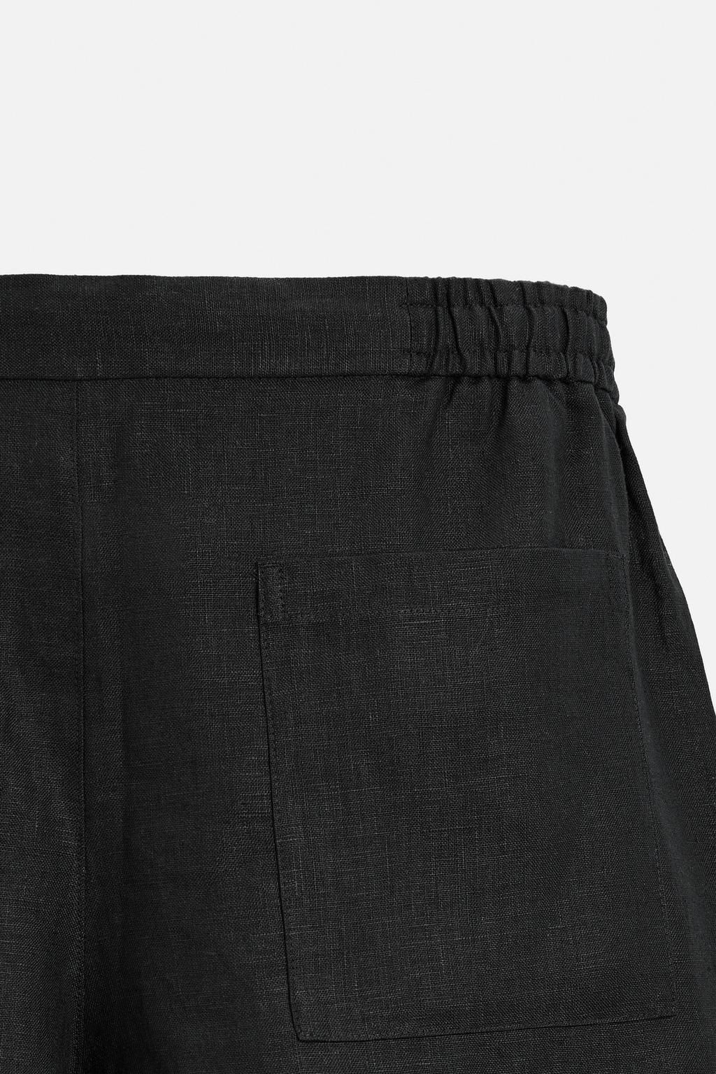 100% LINEN BERMUDA SHORTS - Zara фото 36
