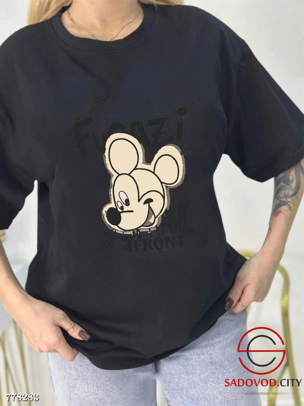 Женская футболка оверсайз - Bruno фото 4