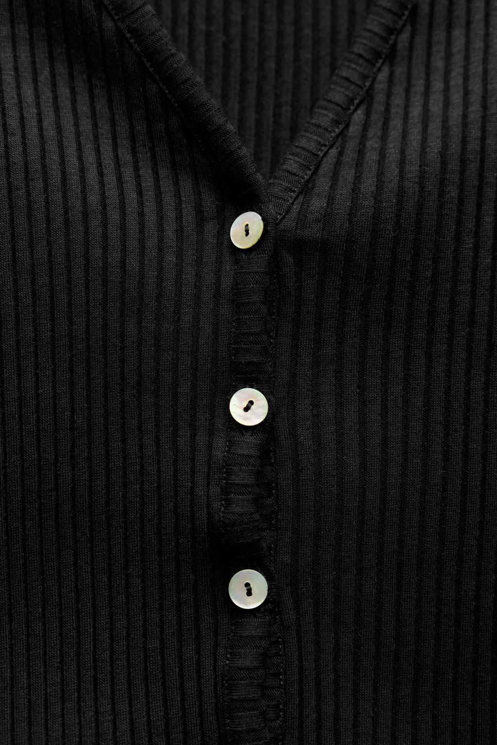 RIBBED CARDIGAN - Zara фото 19