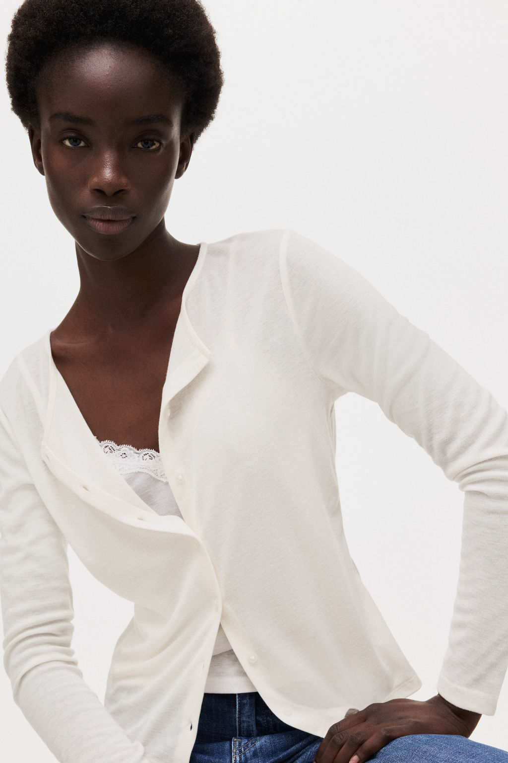 C?rdigan efecto layering - H&m фото 4