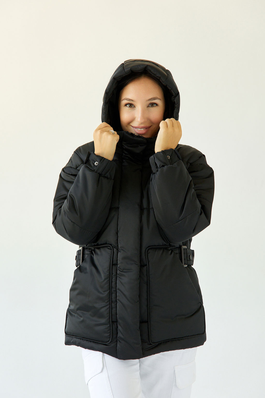 Куртка женская зимняя 25404 (графит) - Kankan фото 6