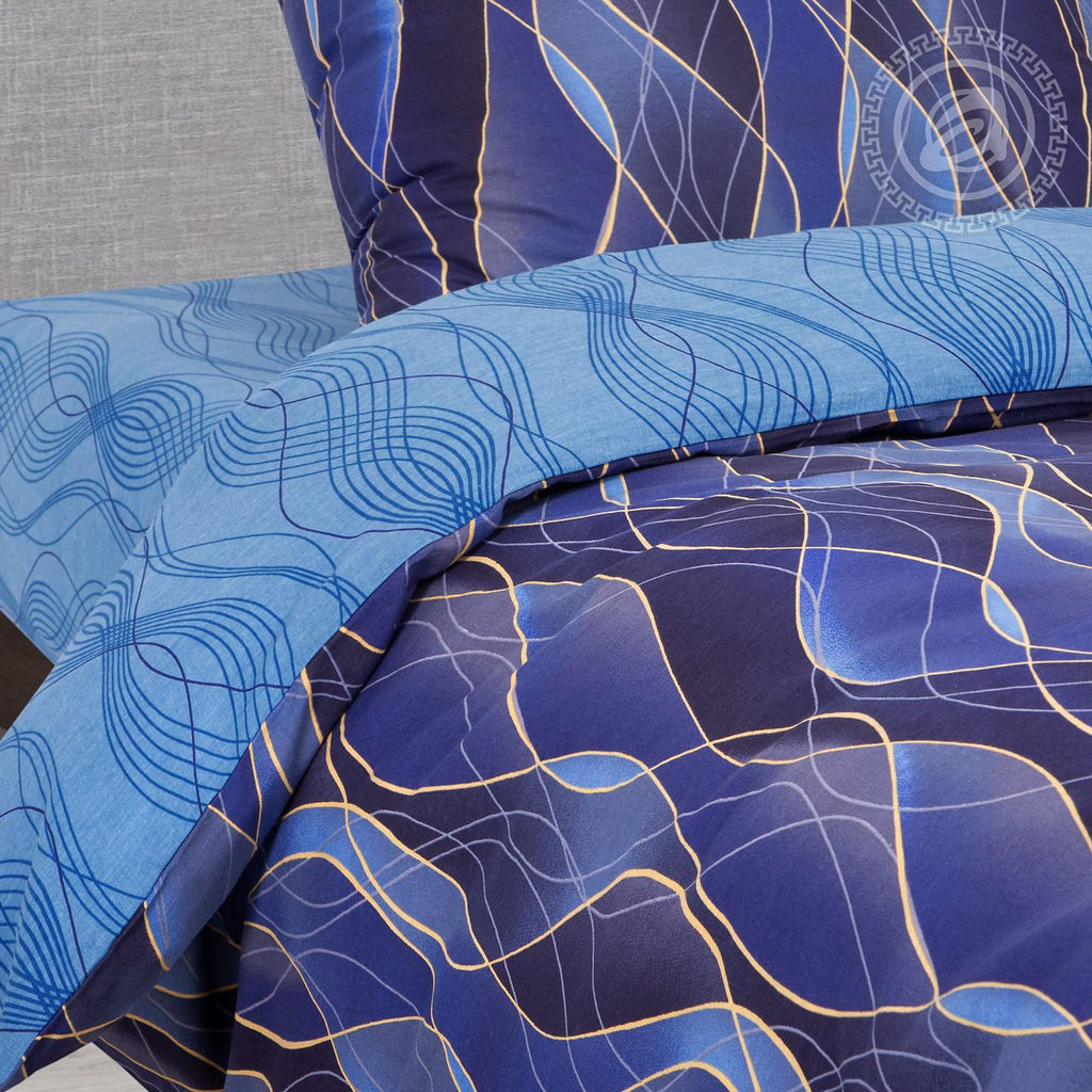 Постельное бельё Родос (бязь премиум) 2 сп. с Евро/Пододеяльник: 1 шт. - 215*175; Простыня: 1 шт. - 215*240; Наволочка: 2 шт. - 70*70; Премиум - Артпостель фото 3