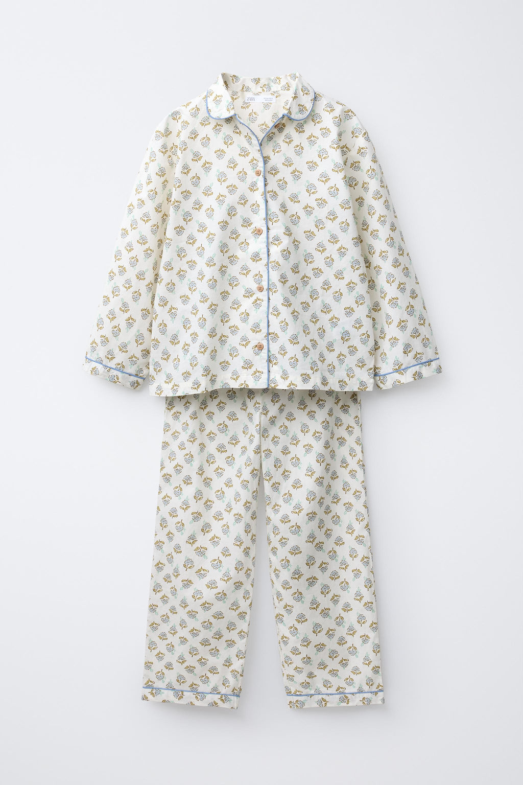 6-14 YEARS/ FLORAL SHIRT AND TROUSERS PYJAMAS