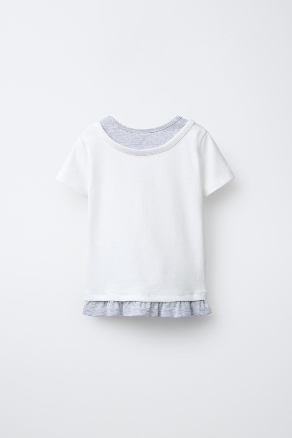 EMBROIDERED STAR T-SHIRT WITH MOCK COLLAR - Zara фото 2
