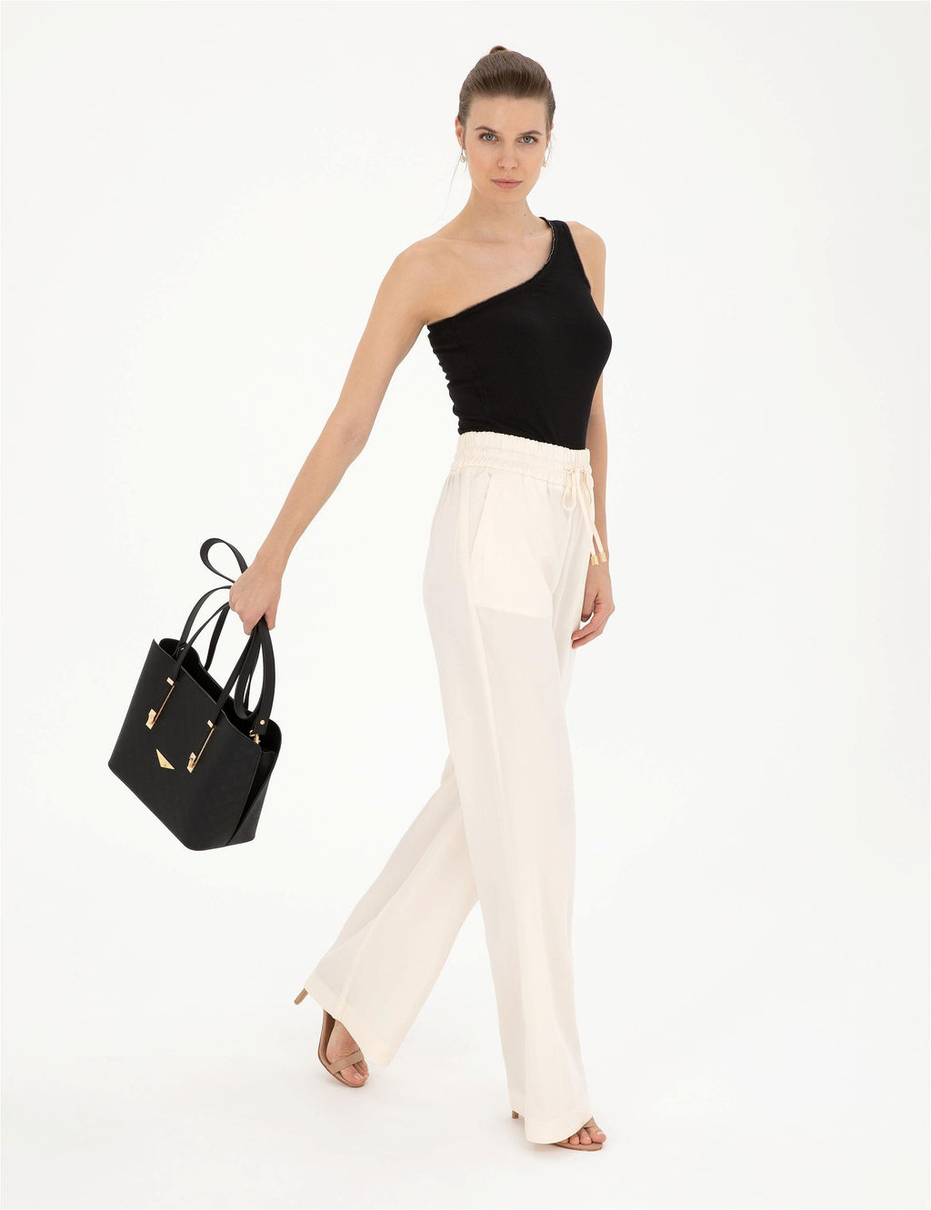 Ekru Y_ksek Bel Wideleg Pantolon - Pierre cardin фото 3