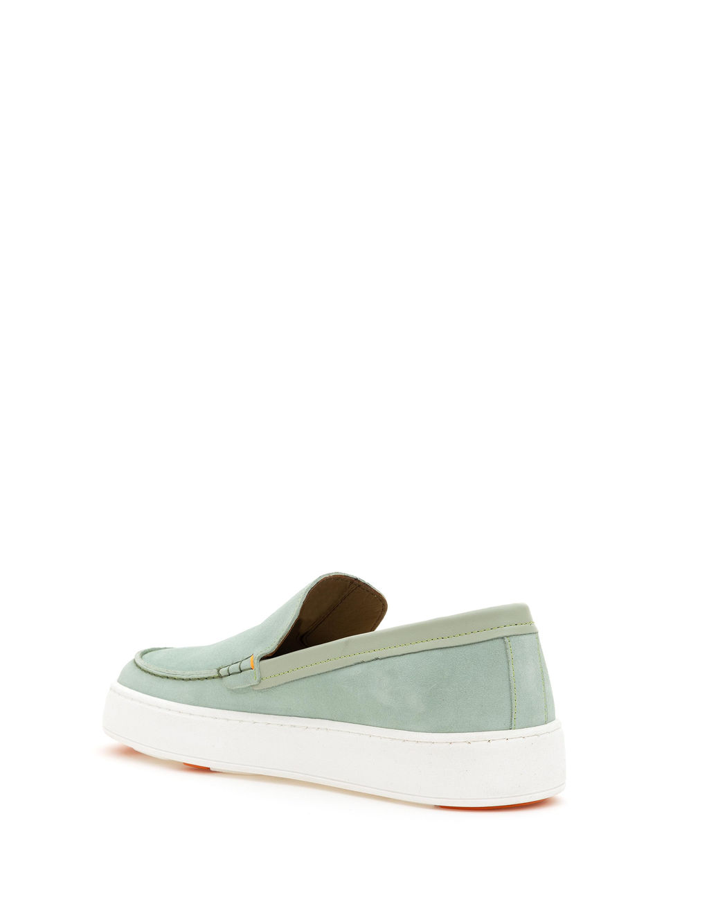 Mint Ye_ili %100 Deri Loafer Ayakkab_