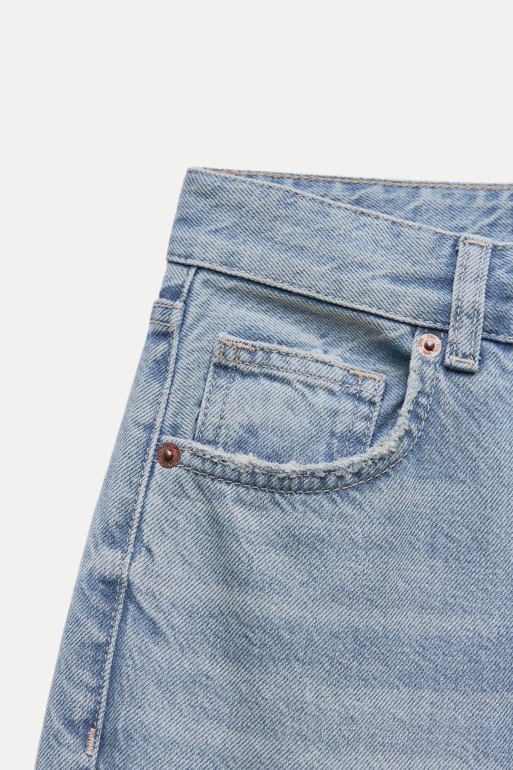 TRF WIDE-LEG HIGH-WAIST JEANS - Zara фото 18