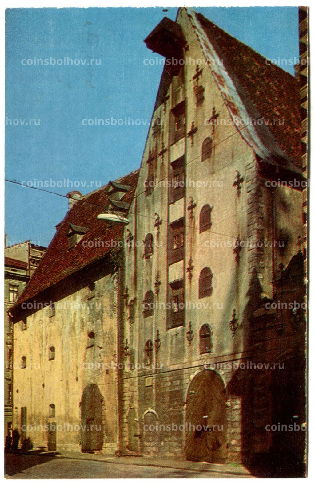 Открытка Рига.Склад на улице Вецпилсетас XVII-XIX век