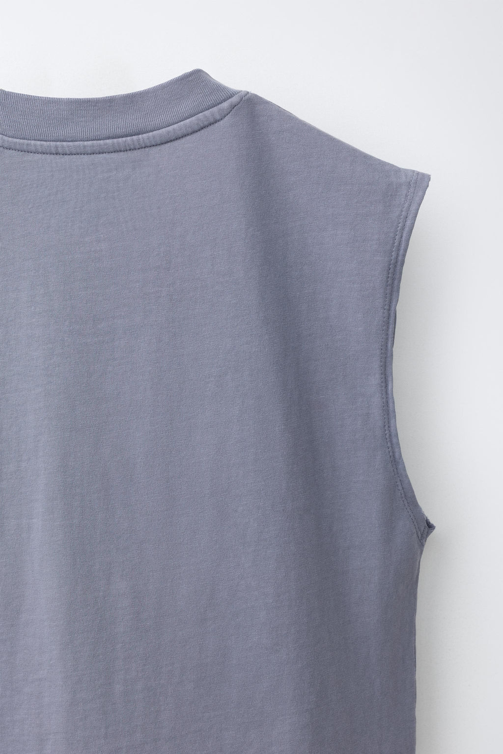 CAMISETA MANGA SISA / Gris - Zara фото 4