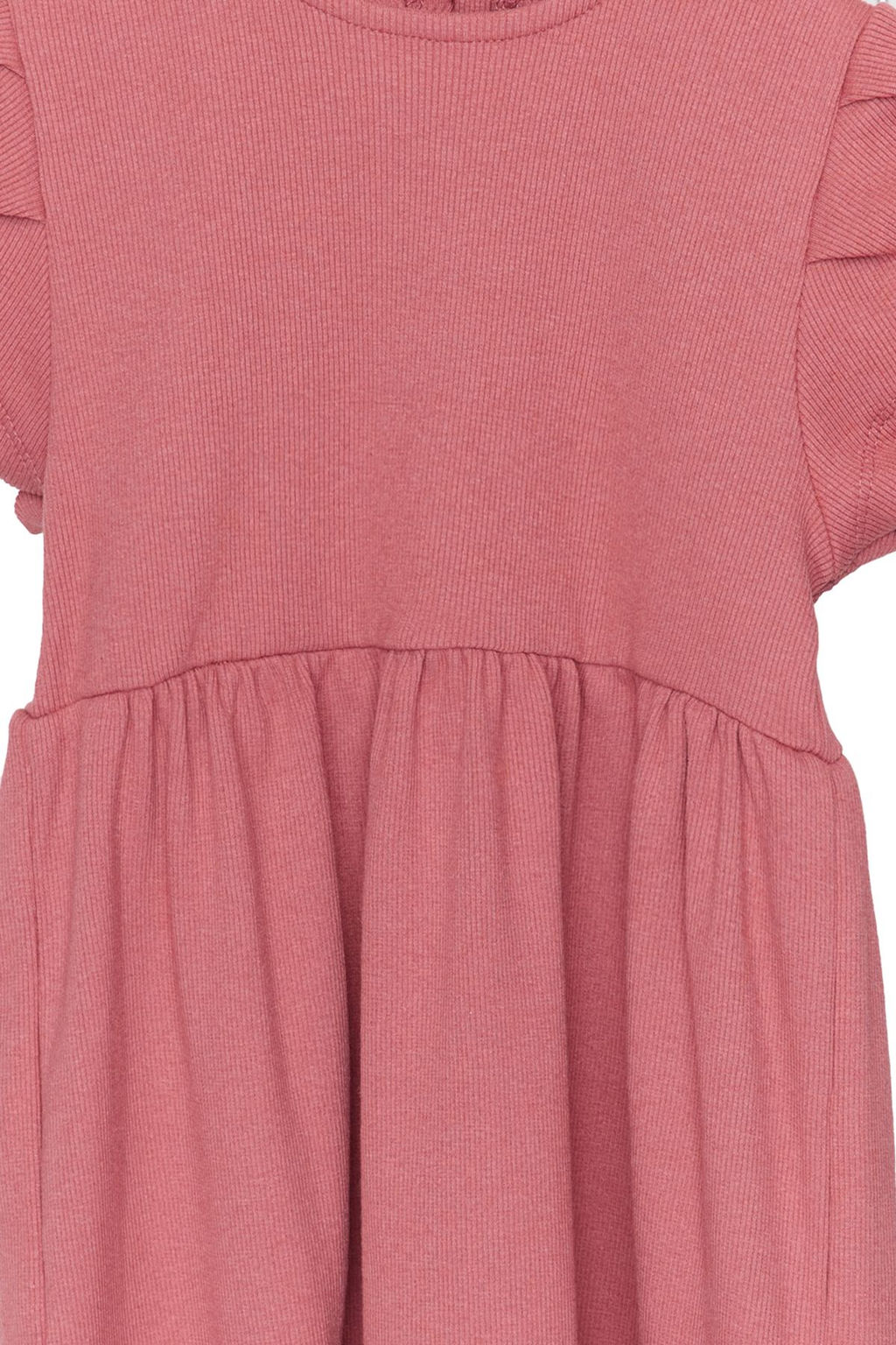 Gul Kurusu K?z Cocuk F?rf?rl? K?sa Kol Orme Elbise TKDSS24EL00009 - Trendyolmilla фото 5