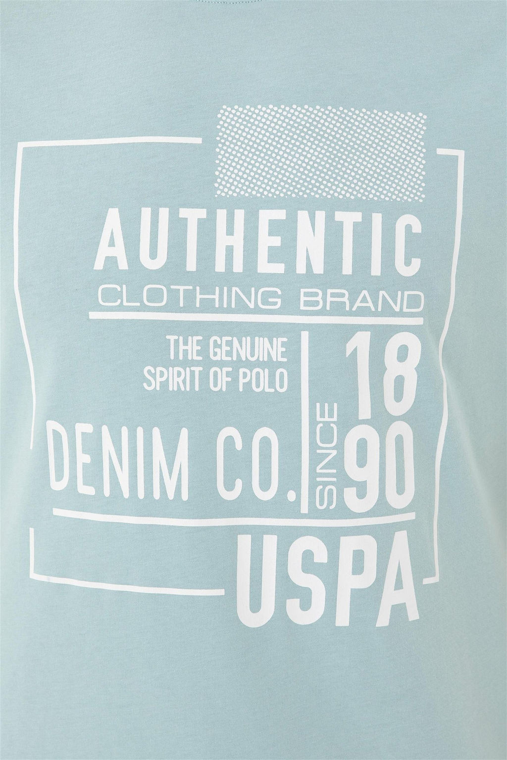 Мужская футболка водно-зеленого цвета - U.s. polo assn фото 7