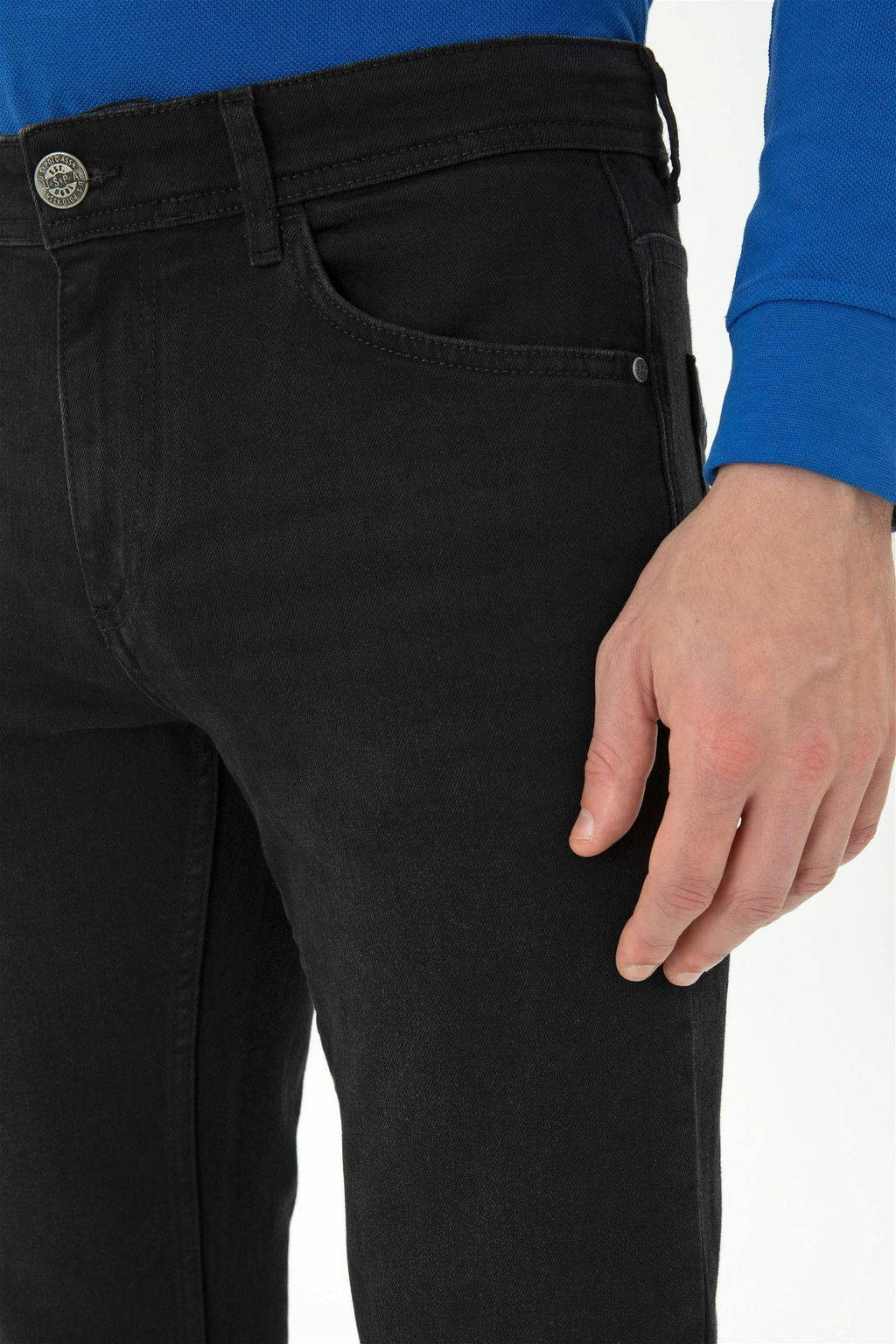 U. S. Polo Assn / Мужские черные джинсовые брюки - U.s. polo assn фото 6