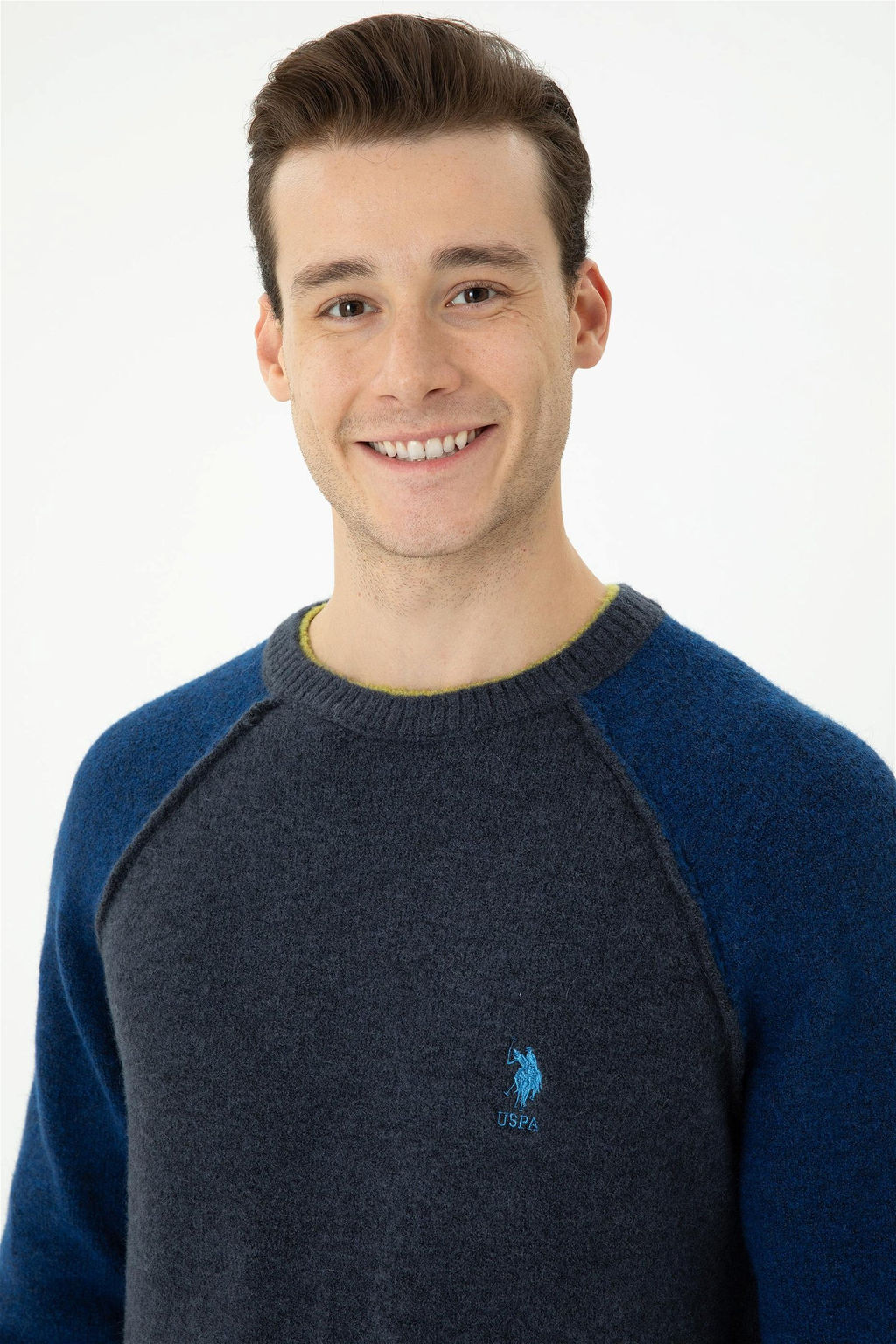 U. S. Polo Assn Мужской темно-синий свитер - U.s. polo assn фото 3