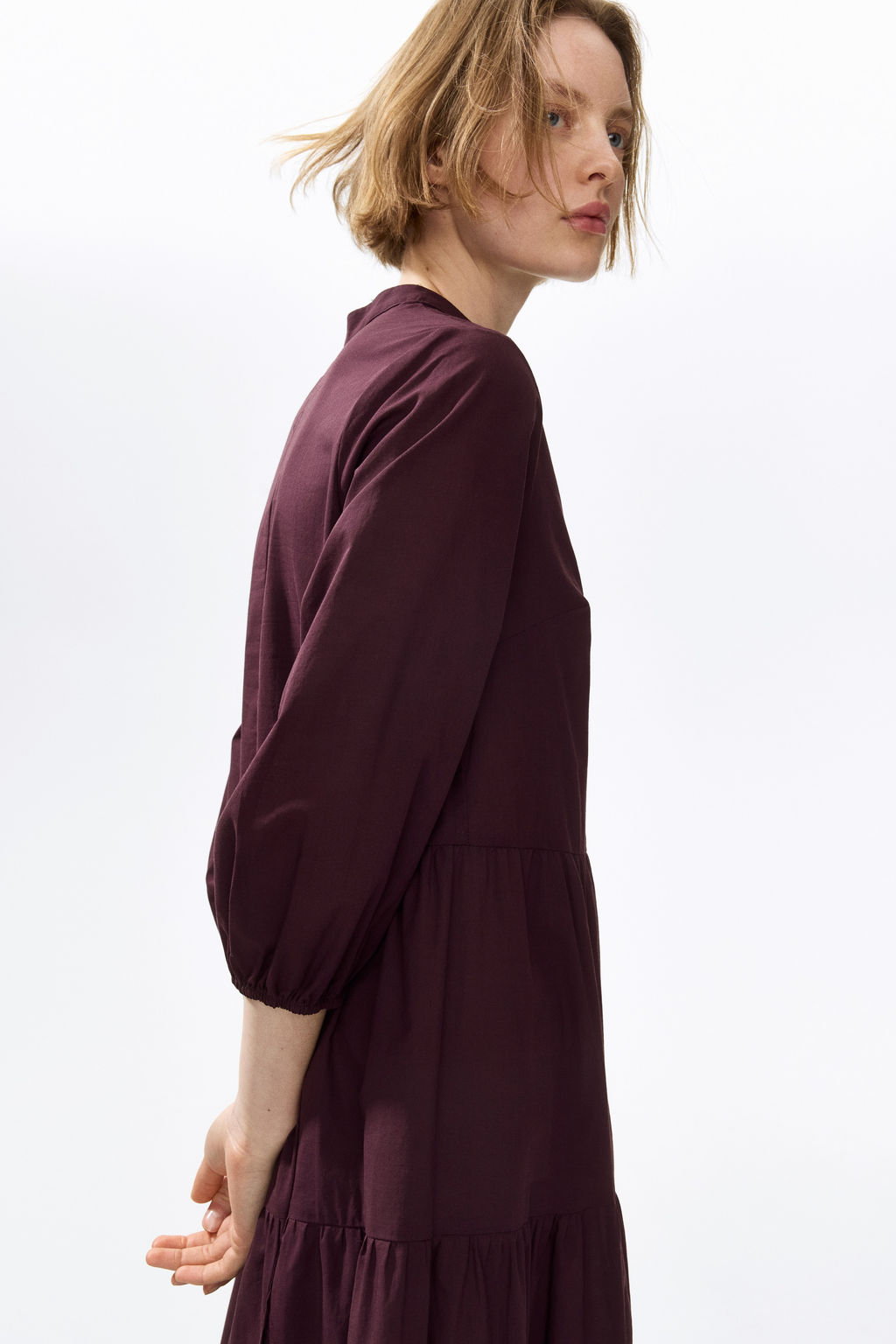 Vestido escalonado de corte midi - H&m фото 10