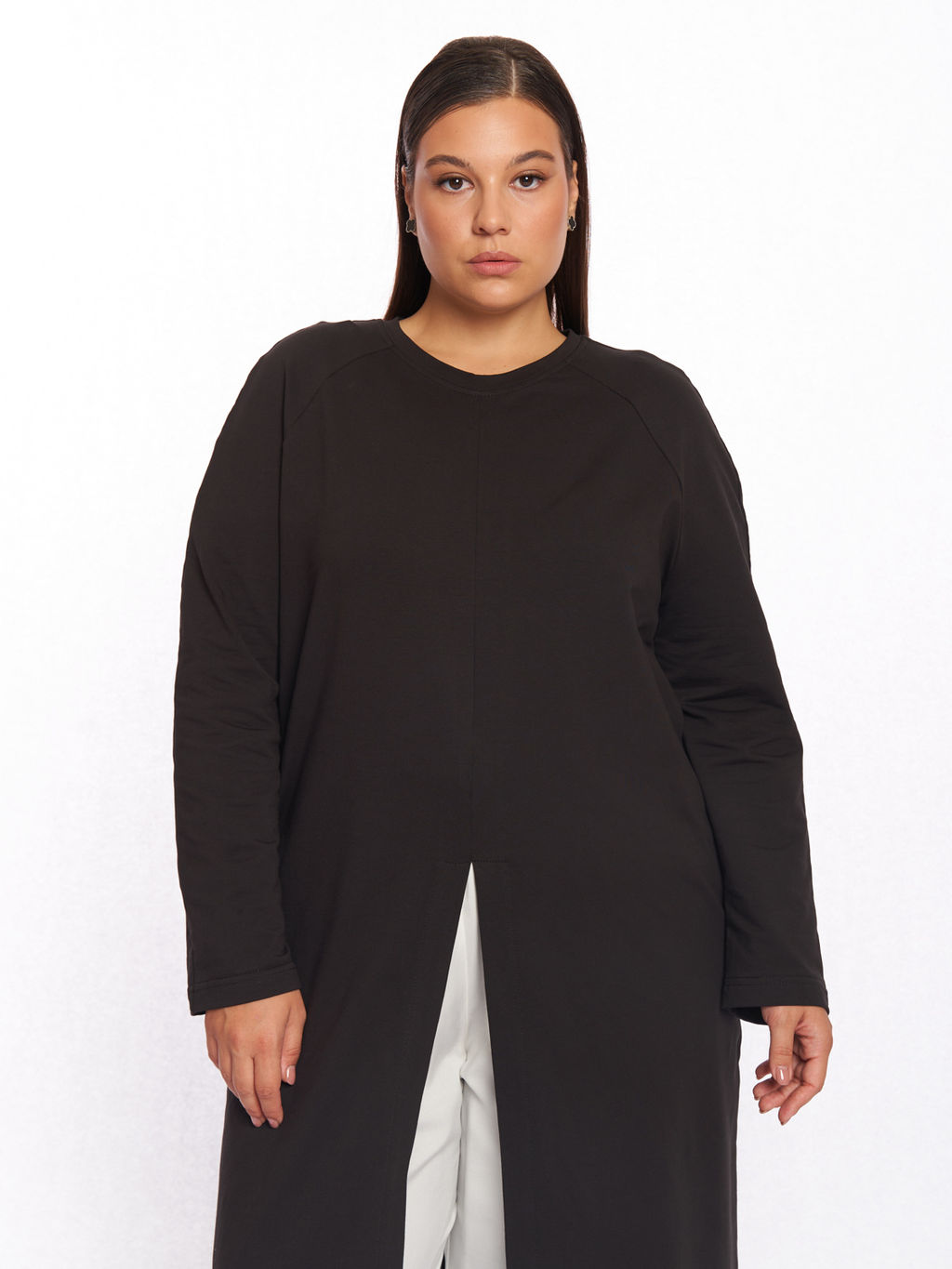 Платье с разрезом спереди PP57102BLK01 - Артесса фото 3