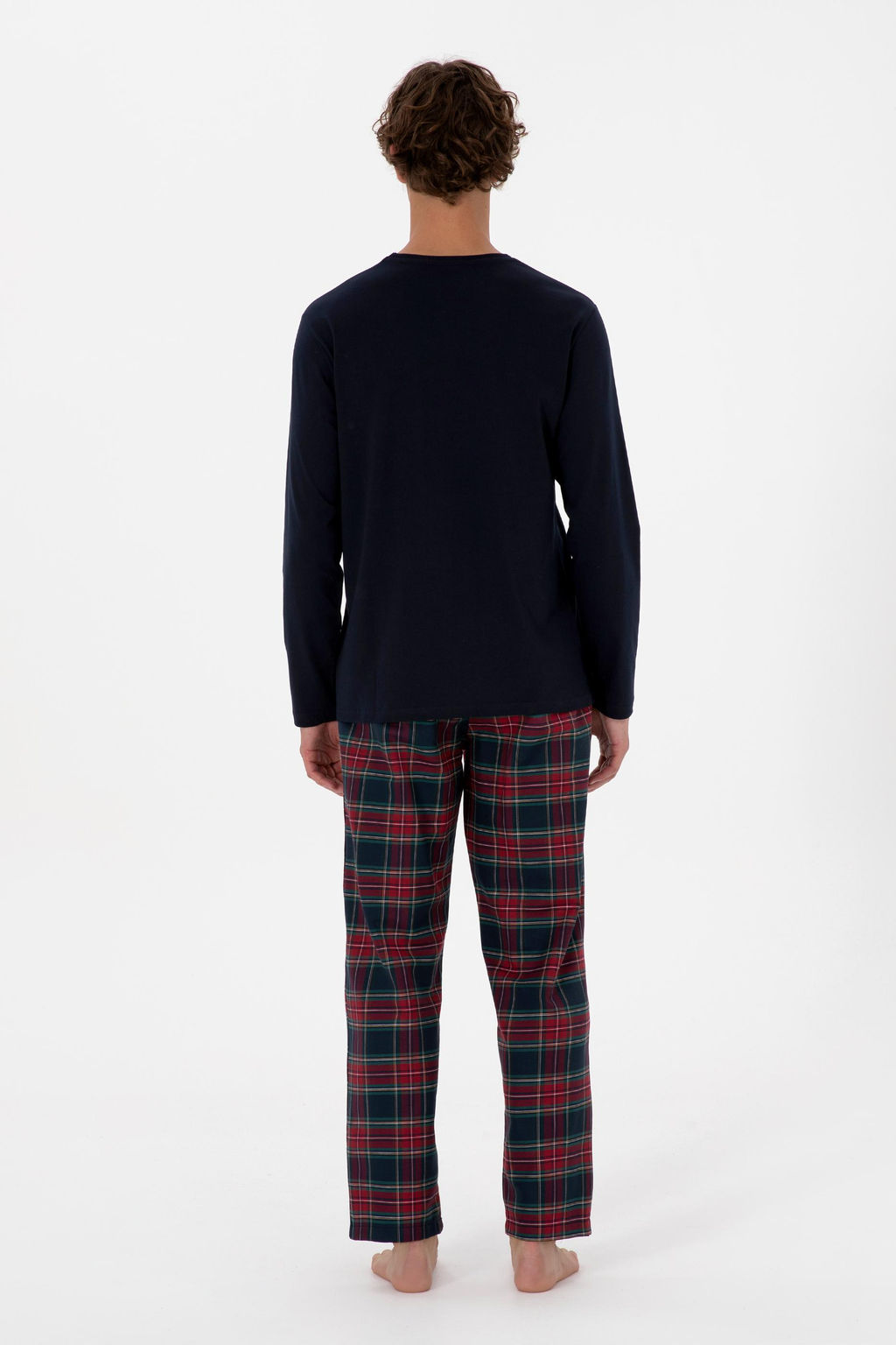 Erkek Lacivert Pijama Tak_m_ Sepette S_rpriz _ndirim - U.s. polo assn фото 5