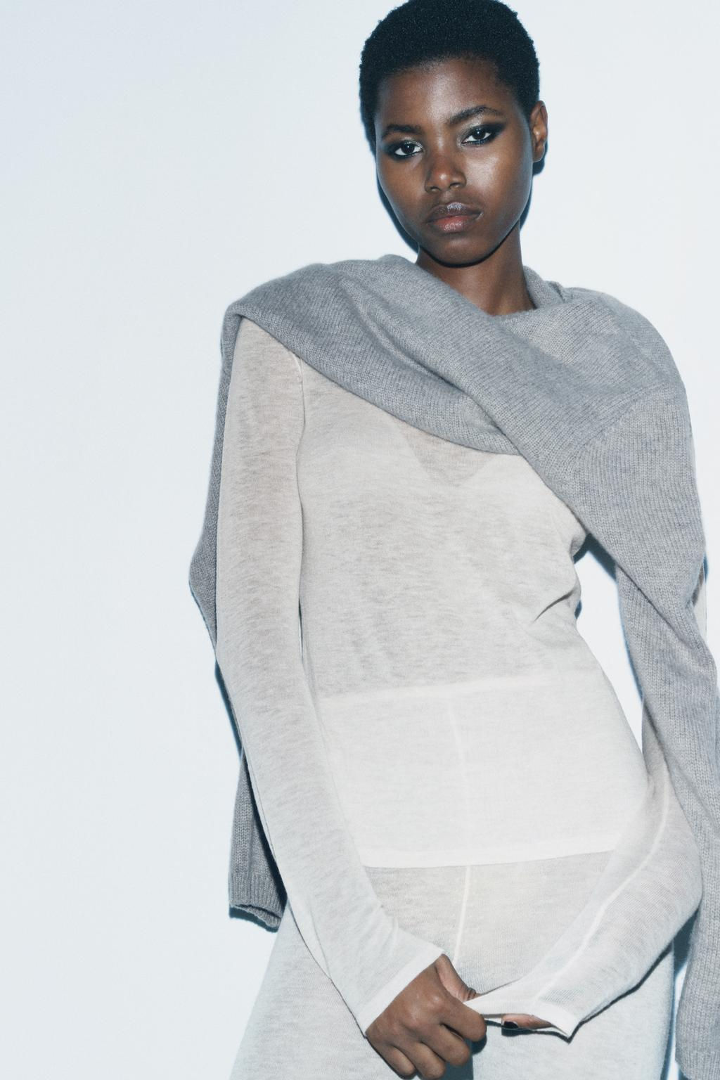 100% WOOL LEGGINGS - Zara фото 19