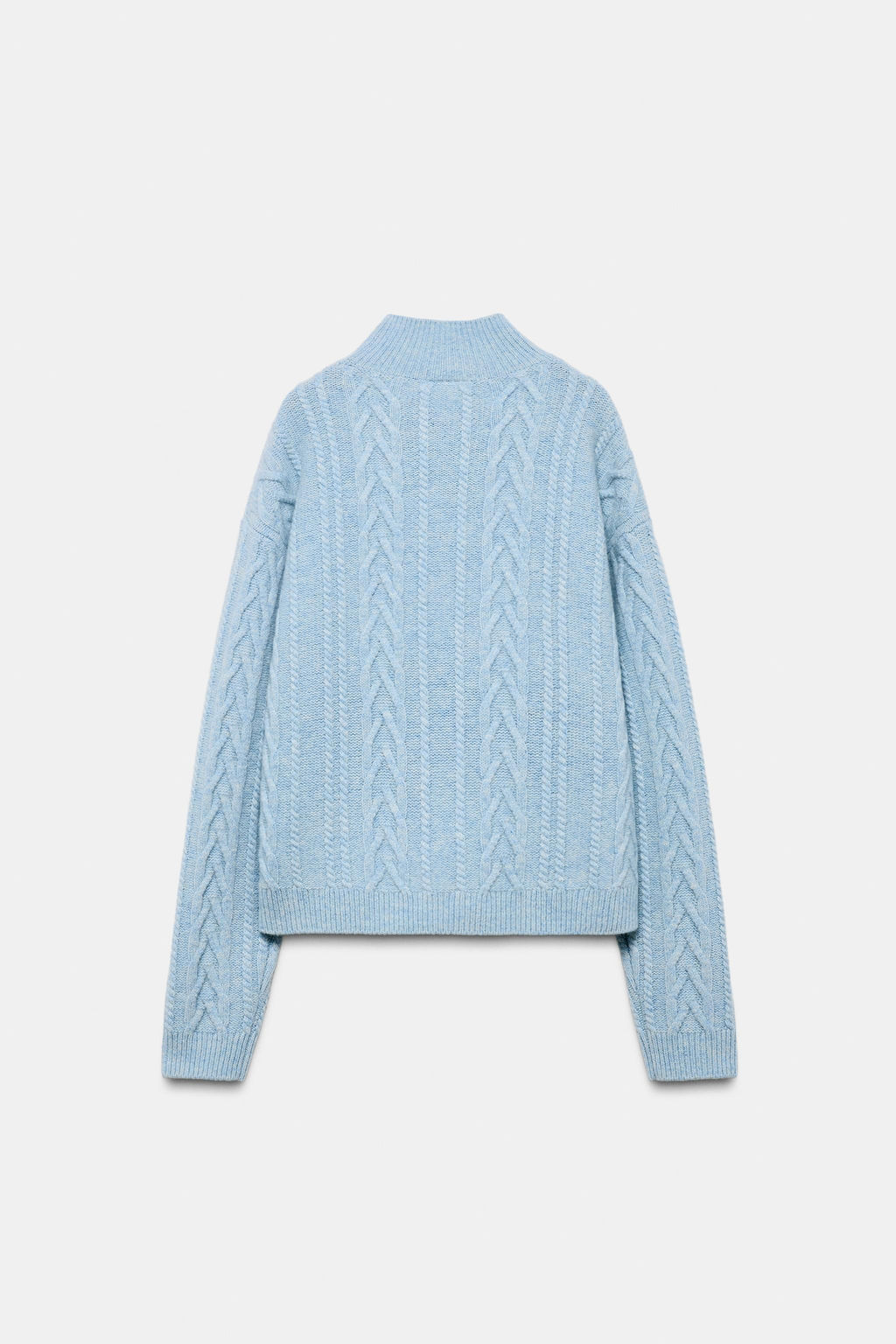 80% WOOL CABLE KNIT JUMPER SKI COLLECTION - Zara фото 7