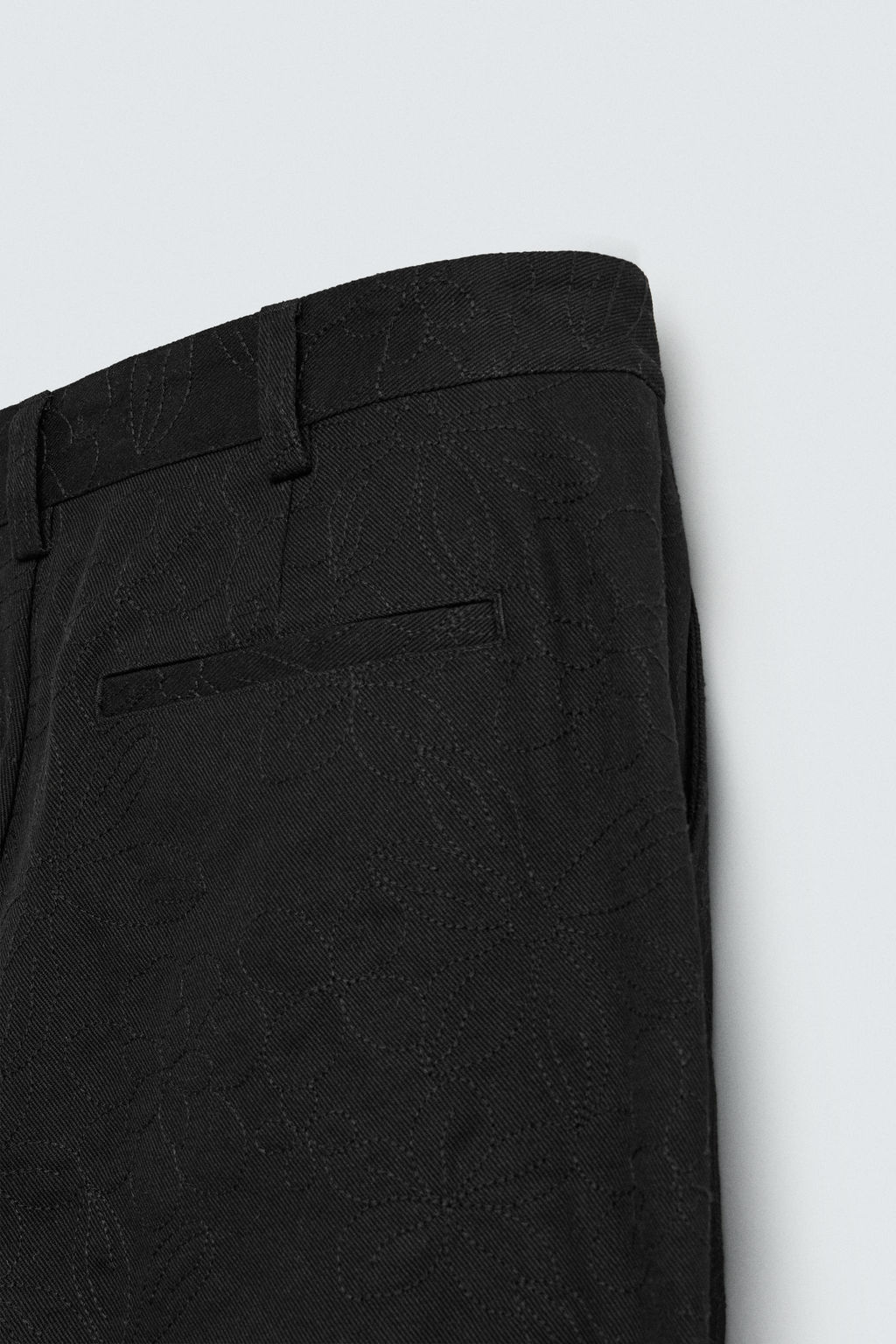 FLORAL EMBROIDERY TROUSERS - Zara фото 20
