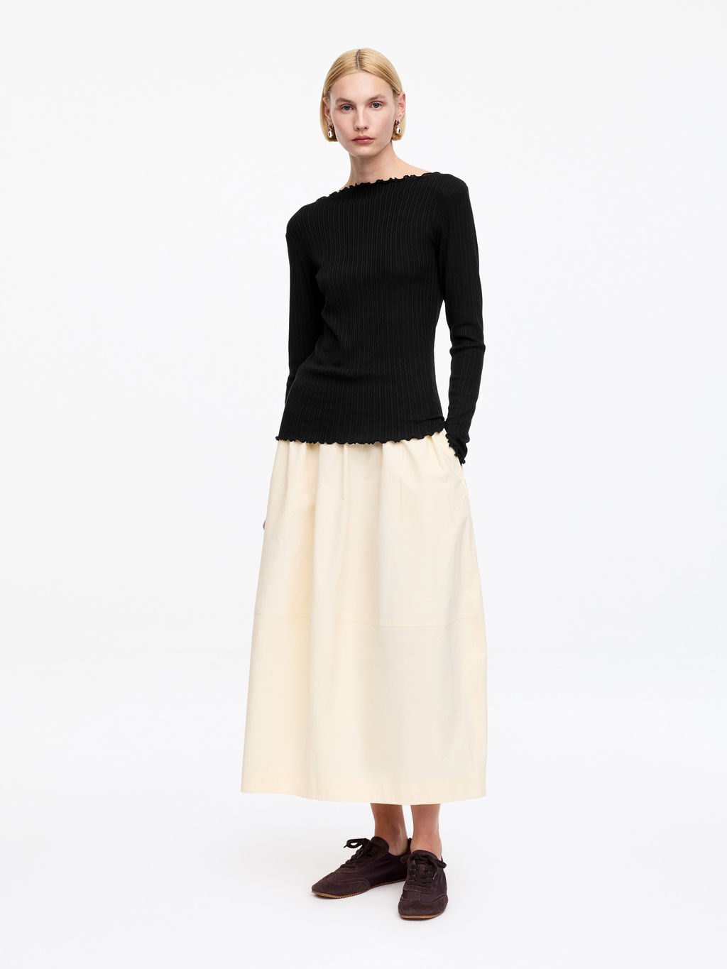 Top con cuello barco - H&m фото 4