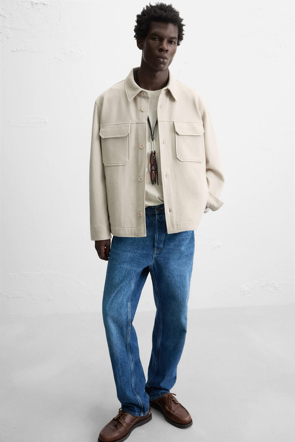 COMFORT TEXTURED OVERSHIRT - Zara фото 6