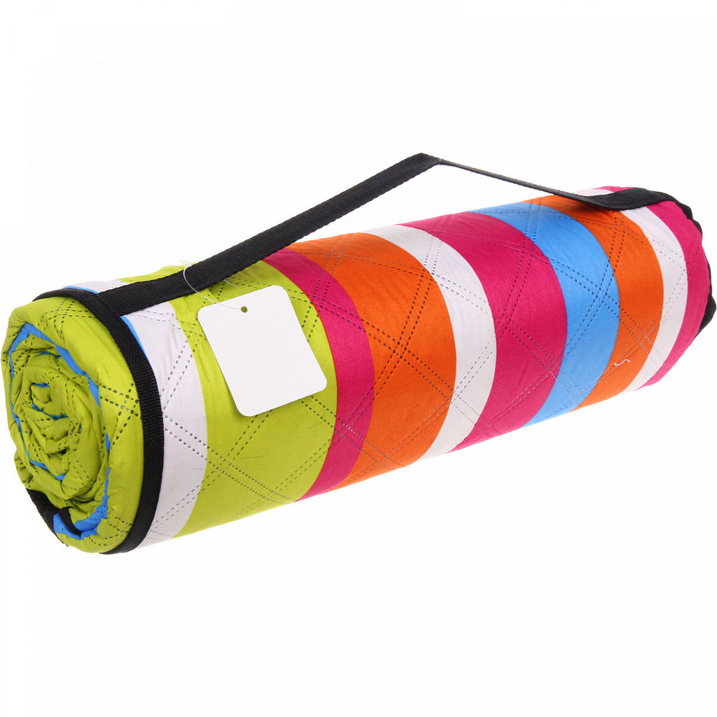 Коврик для пикника Цветная полоска, 200*200 см