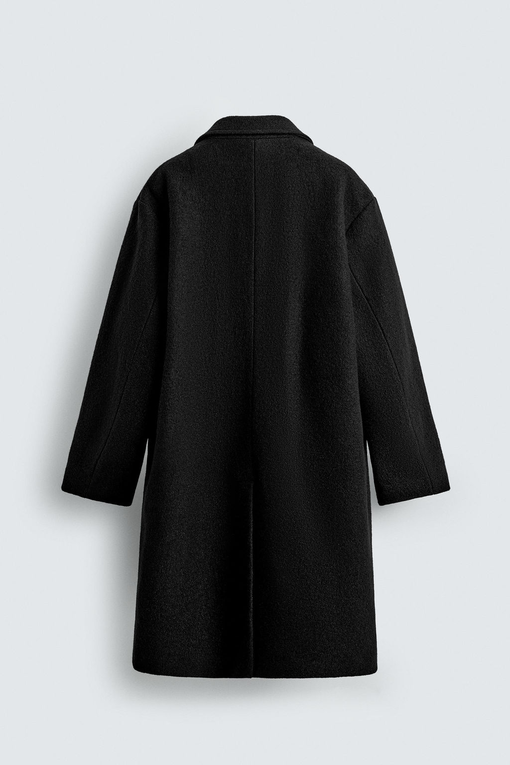 ABRIGO CRUZADO TEXTURA BOUCL? / Negro - Zara фото 8