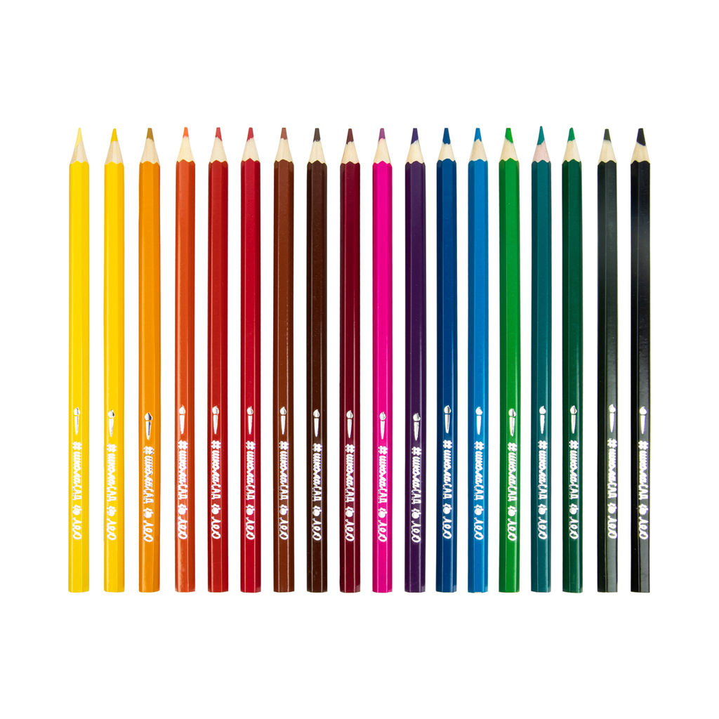 Лео ШколаСад LSWP-18 Набор акварельных карандашей заточенный 8 х 18 цв