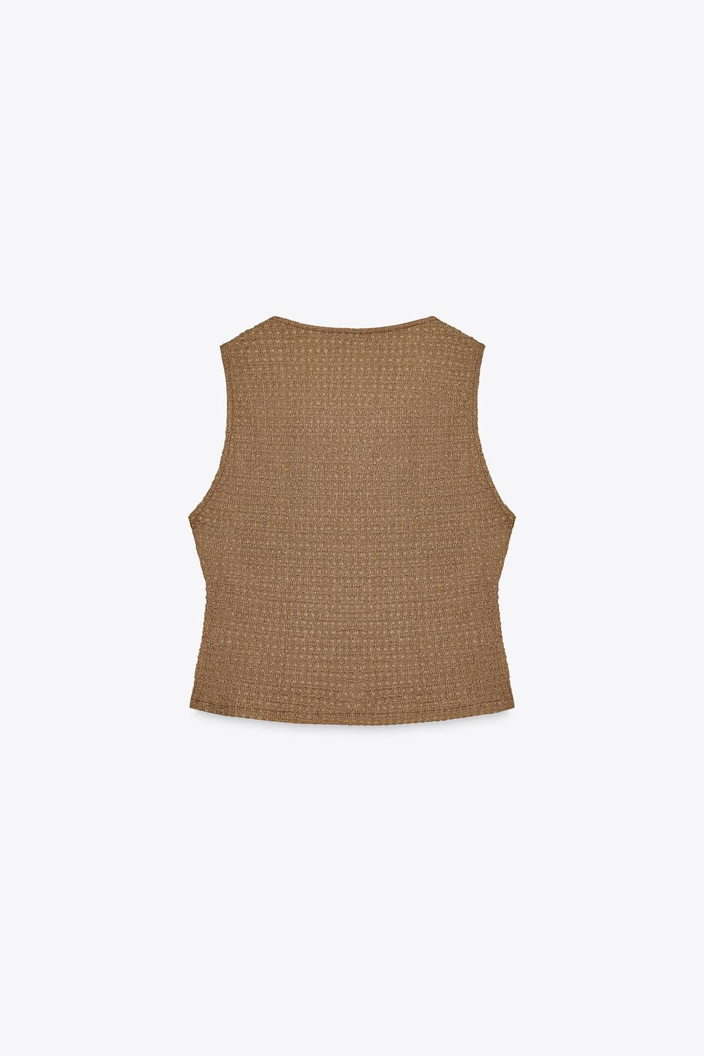 TEXTURED TOP - Zara фото 12