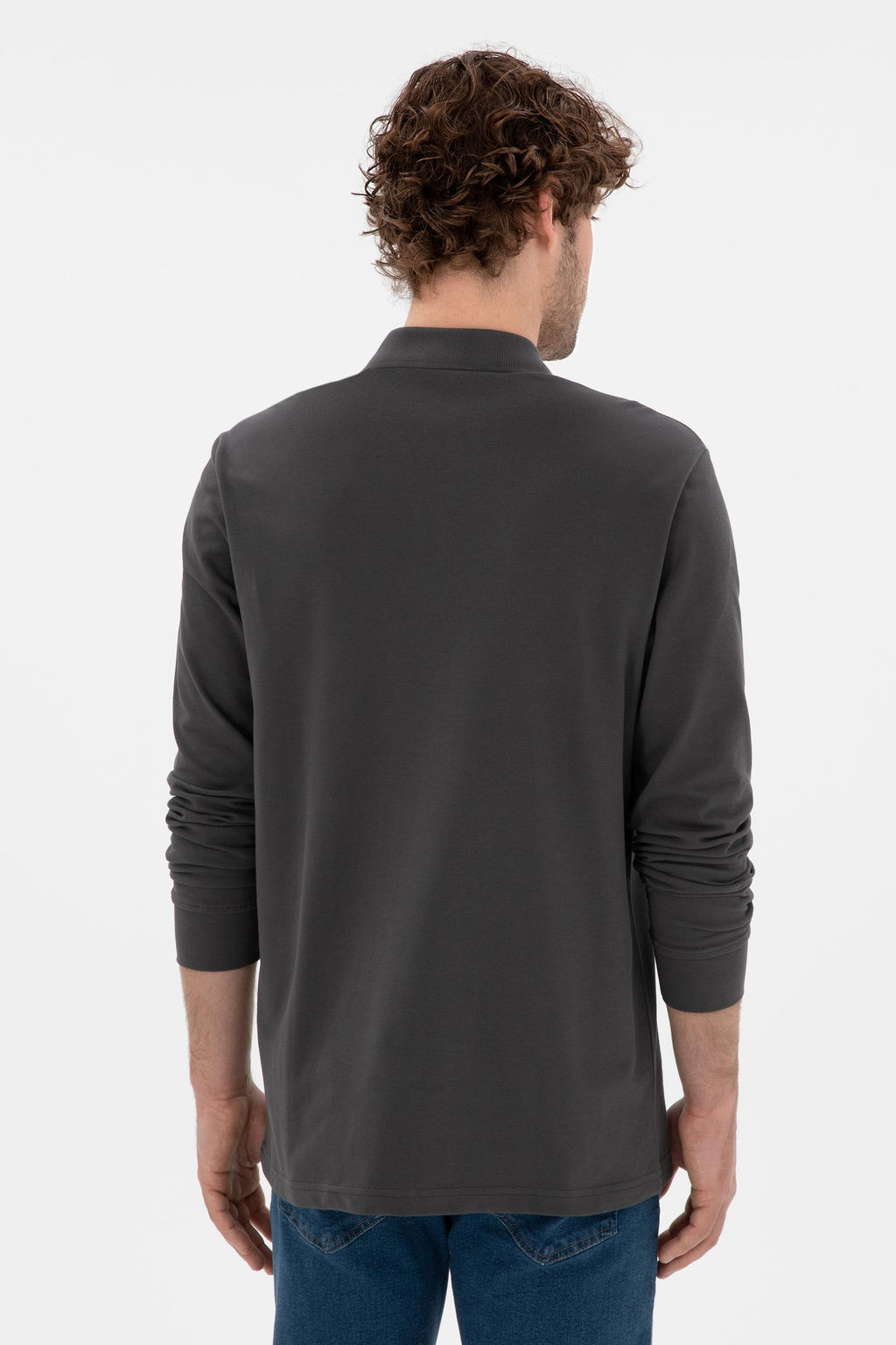 Мужской свитшот антрацитового цвета Неожиданная скидка в корзине - U.s. polo assn фото 5