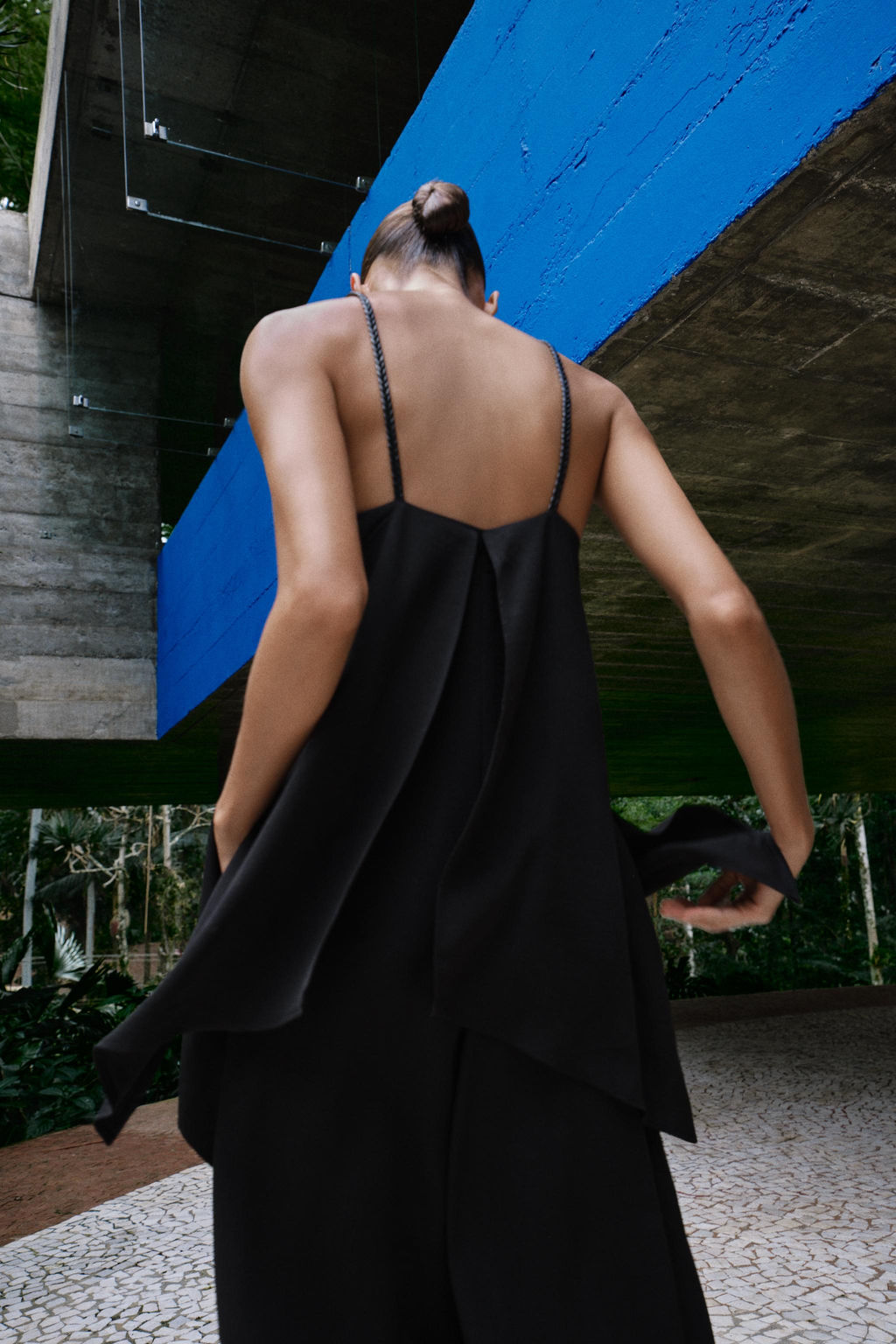 MONO TIRANTES TRENZADOS DOBLE CAPA / Negro - Zara фото 6