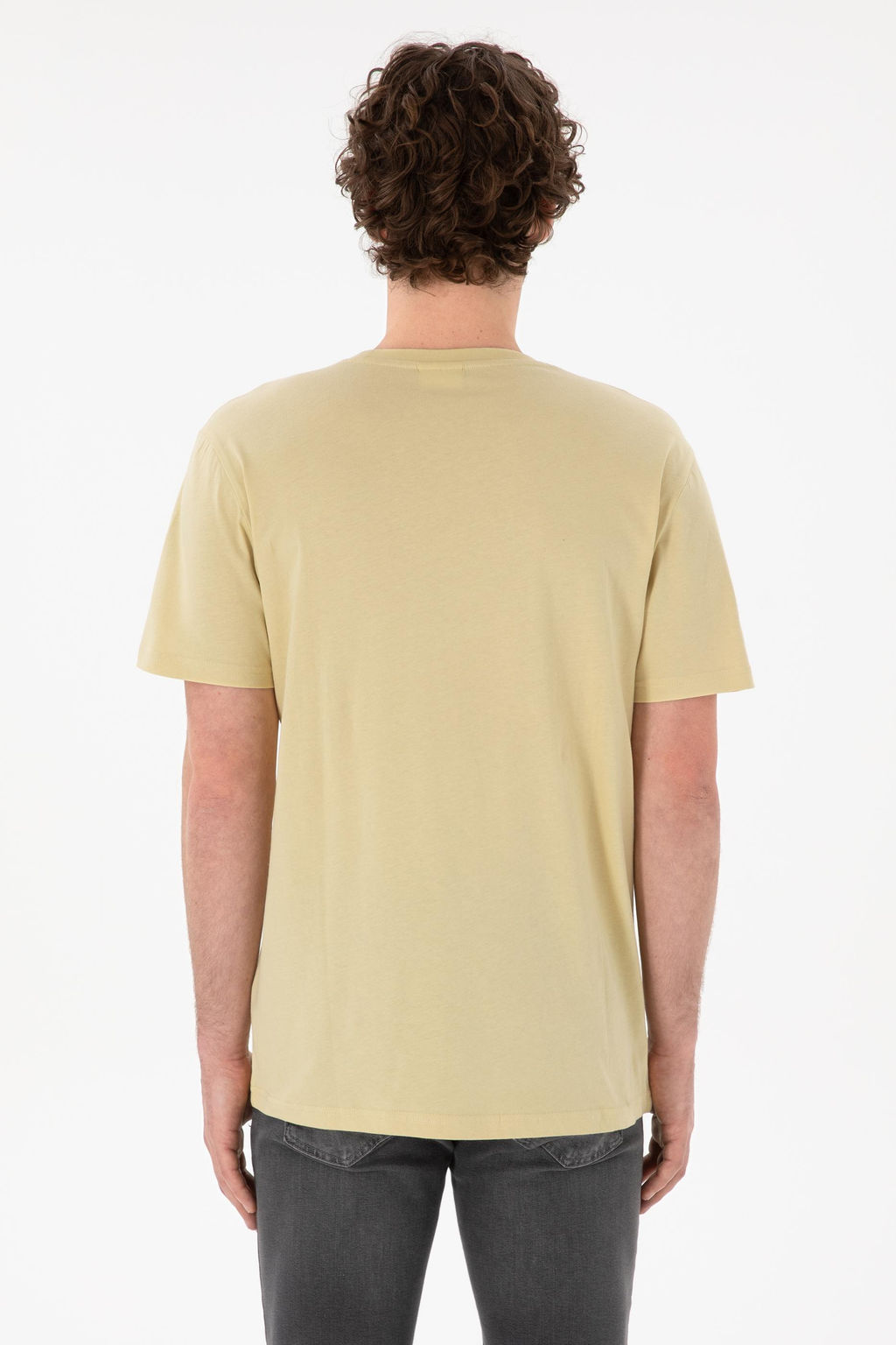 Erkek Regular Fit Bisiklet Yaka A__k Haki Basic Ti__rt Sepette S_rpriz _ndirim - U.s. polo assn фото 6