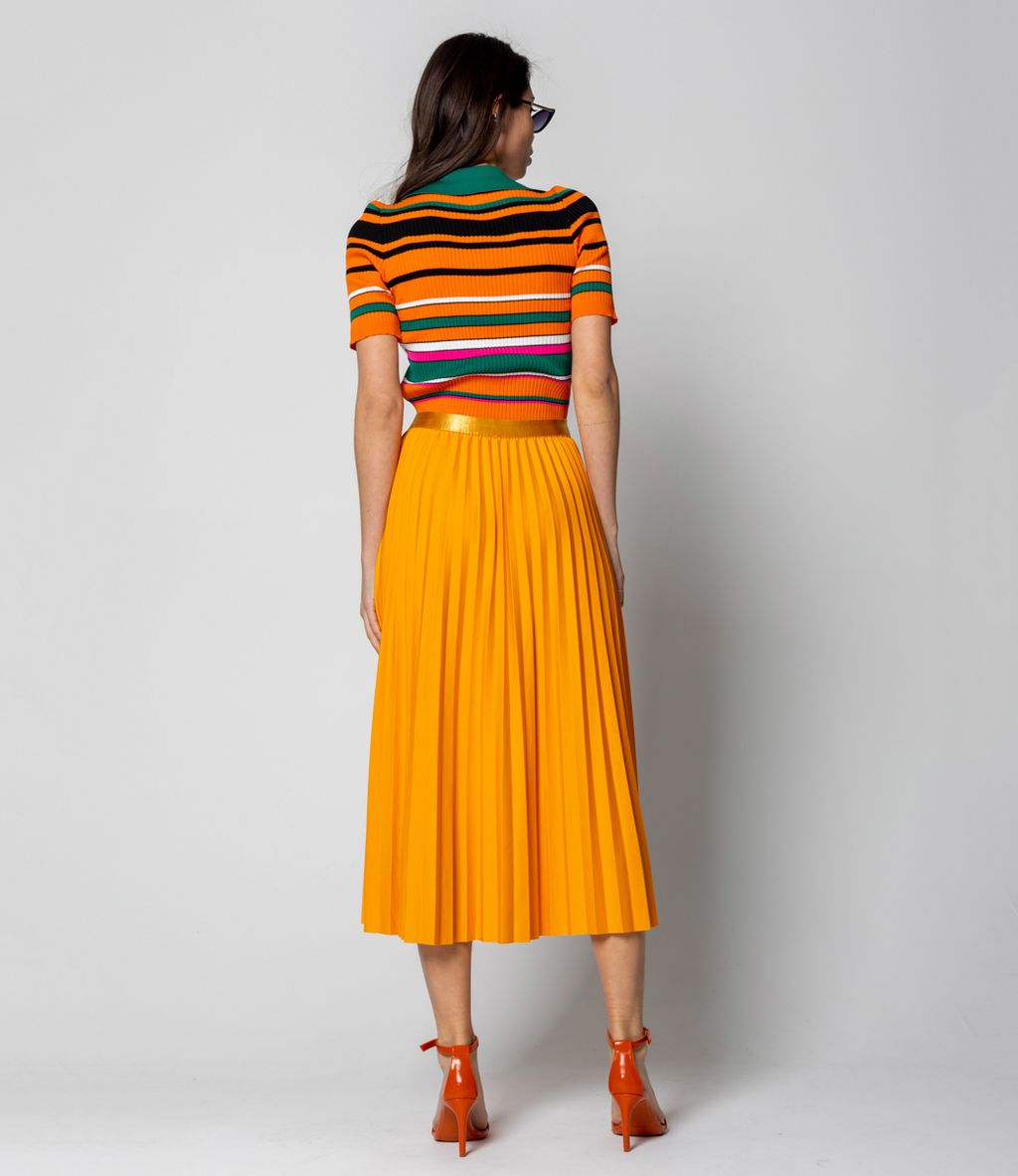 Юбка #КТ601 (4), оранжевый - Dommod фото 3