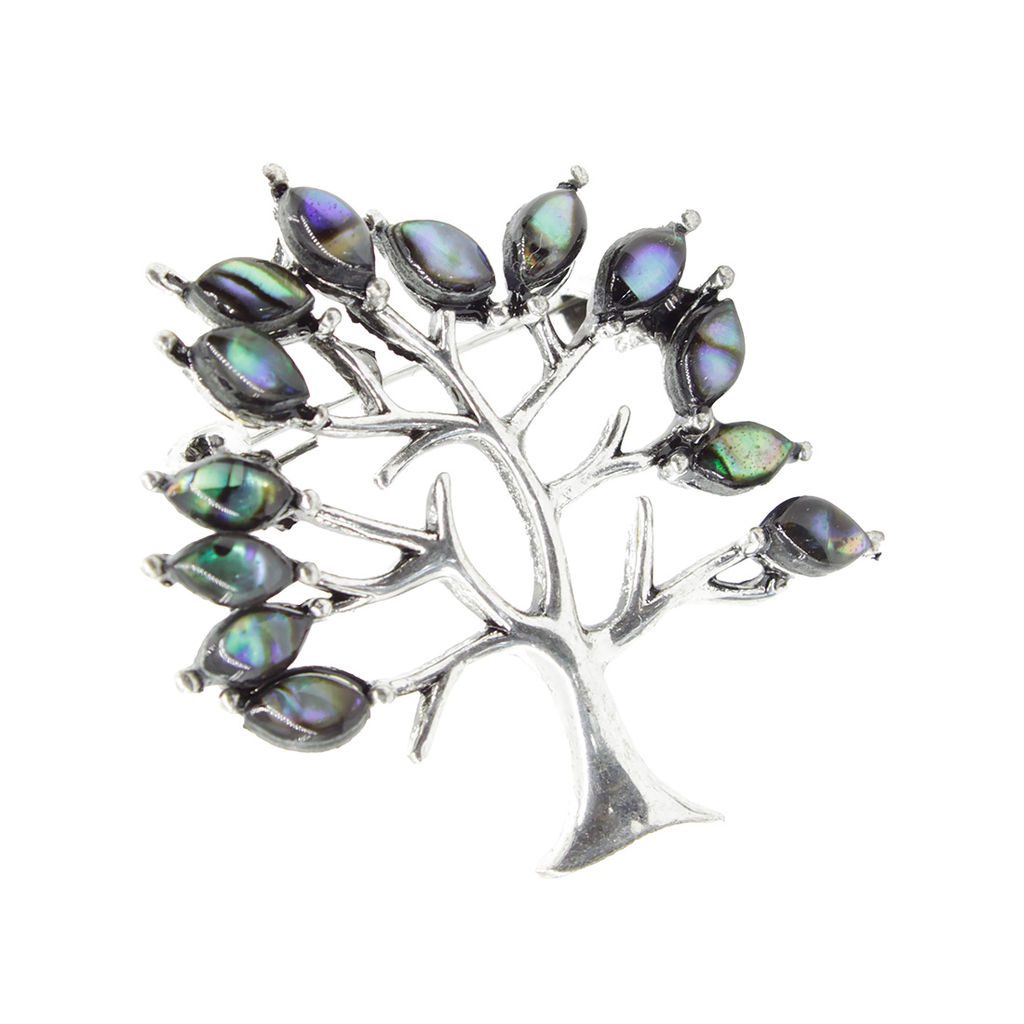 Брошь-подвеска "Дерево" гелиотис