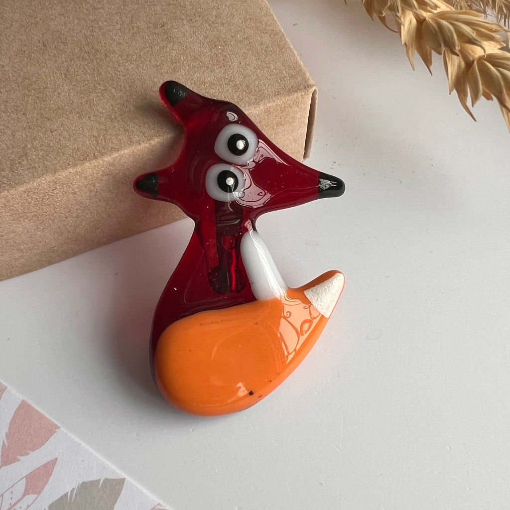 Брошь Лиса - 2 - Стрекоза фото 3