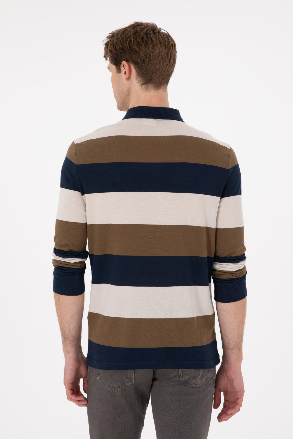 Мужской свитшот цвета хаки Неожиданная скидка в корзине - U.s. polo assn фото 5